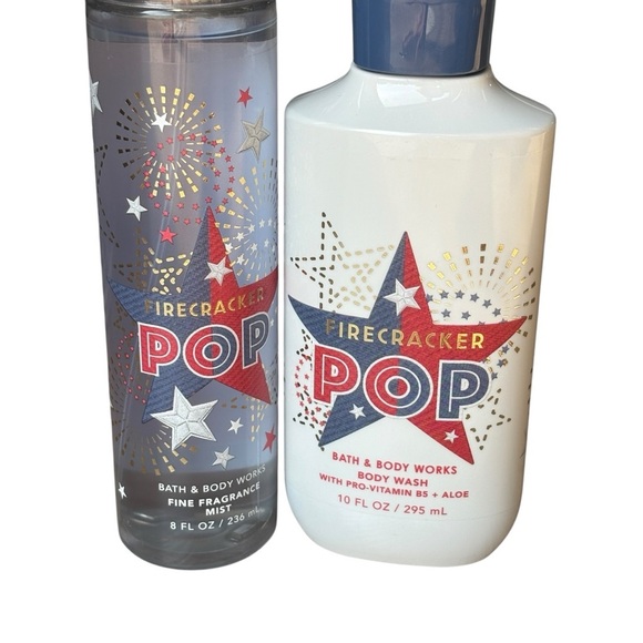 Bath & Body Works FIRECRACKER POP Set Fine Fragrance Mist Body Wash 2pc - Picture 6 of 6